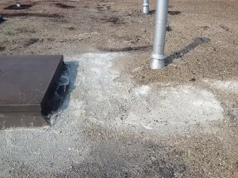 Temporary repairs made with concrete last a very short time