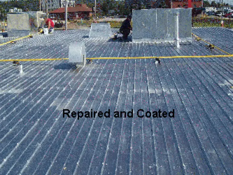 Metal Roof After Aluminizing